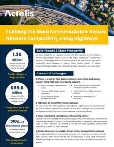 Fulfilling the Need for Immediate Secure Network Connectivity Along Highways Use Case Actelis pdf 1