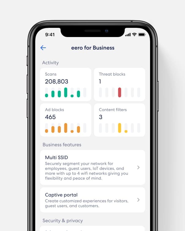 eero buisness - app